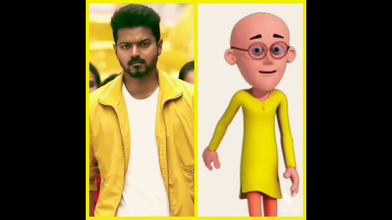 Vijay VS Cartoon Characters