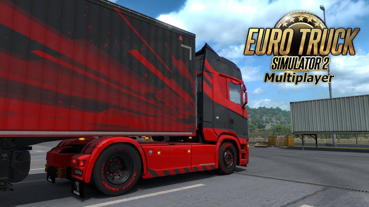 Calais - Duisburg Route in de morgen l Euro Truck Simulator 2 MP {G29}