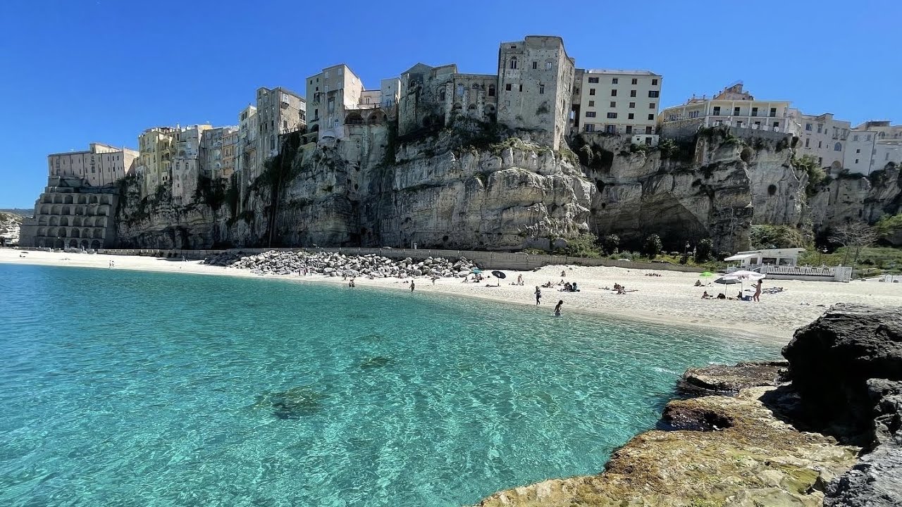 Living in Tropea Italy - Enjoying the Sea and Exploring the Town of Tropea in Calabria in April 2022