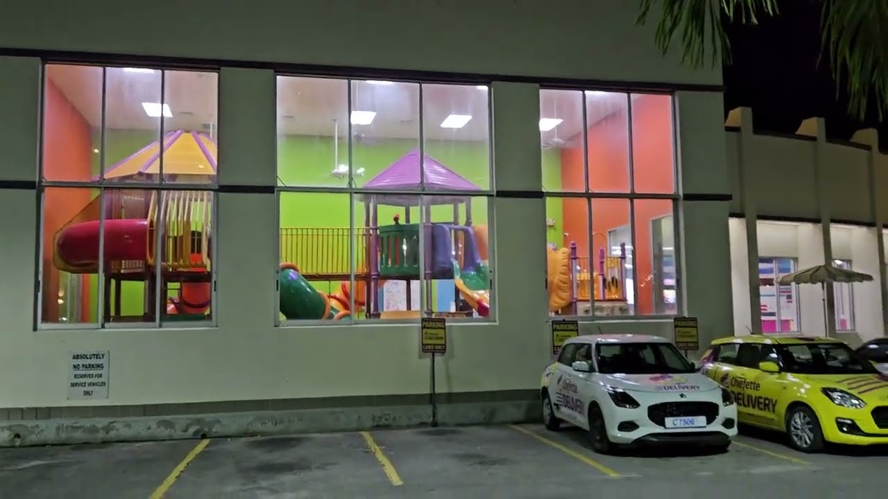 A Night Walk Along Worthing Christ Church Barbados 🇧🇧 2