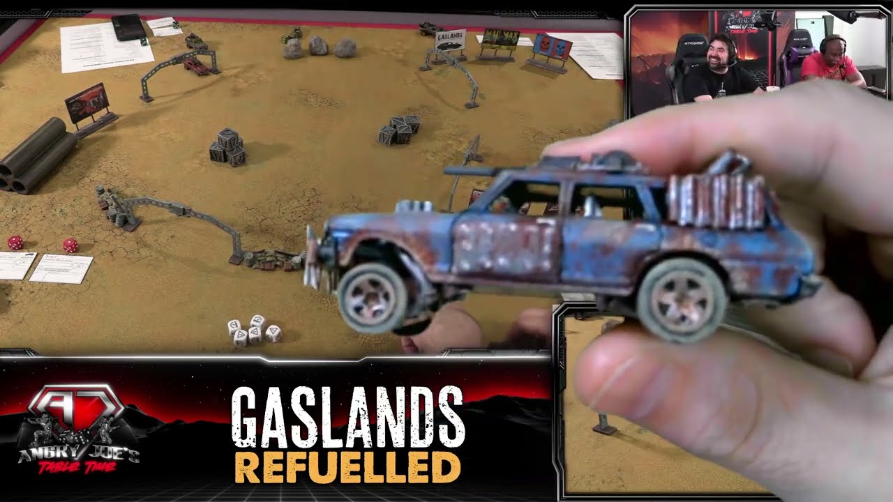 AngryJoe's TableTime - Gaslands Refueled - Mad Max-Style Vehicular Combat!