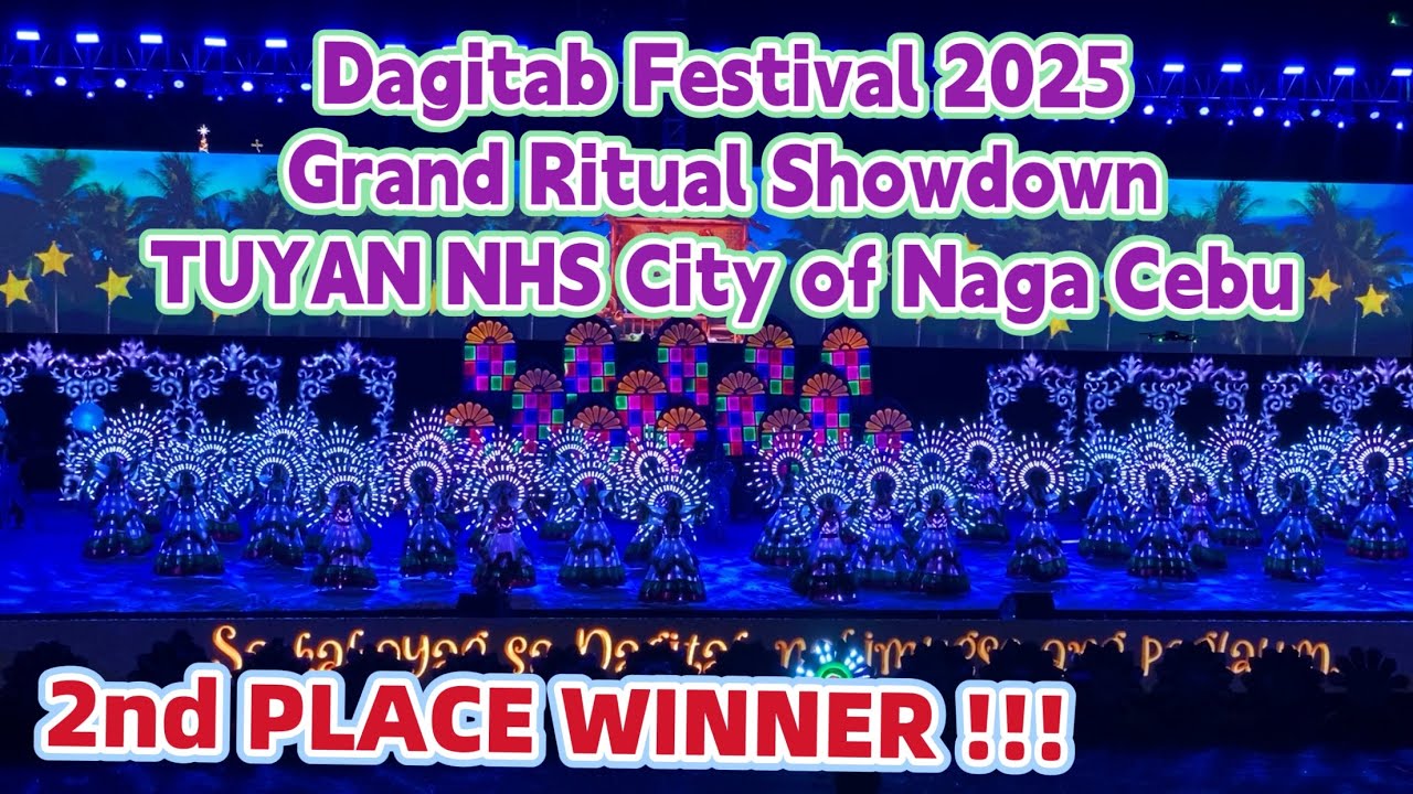 DAGITAB FESTIVAL 2025  TUYAN NHS 2nd PLACE WINNER Ritual Dance Light Effects LED Costume 