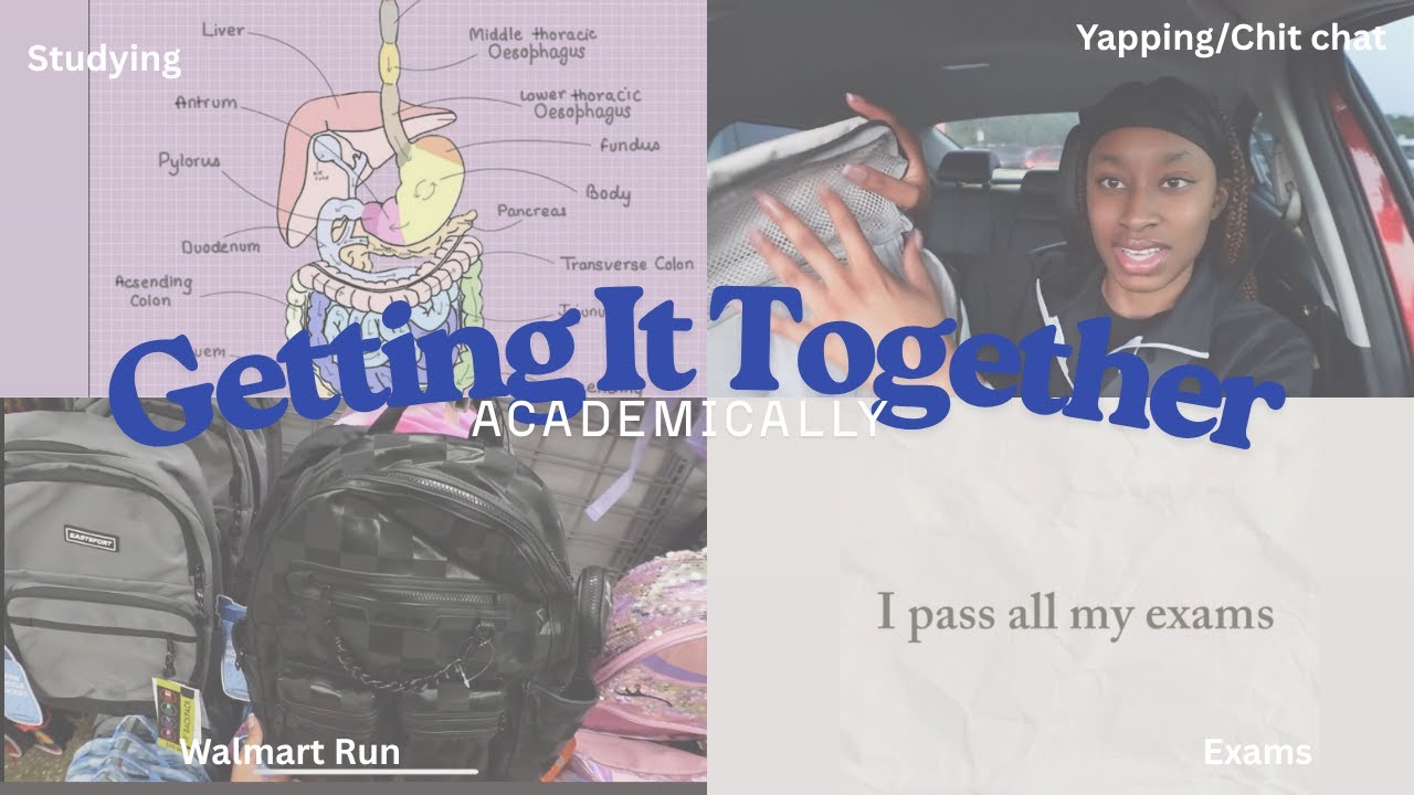 Getting My Academic Life Together | Studying, Laundry, Walmart run, etc