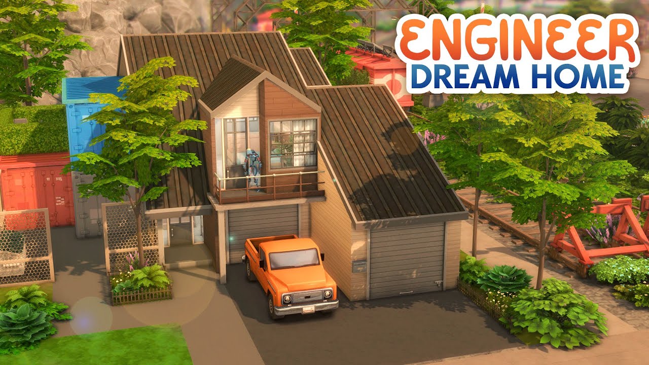 Engineer's Dream Home 🤖 // The Sims 4 Speed Build