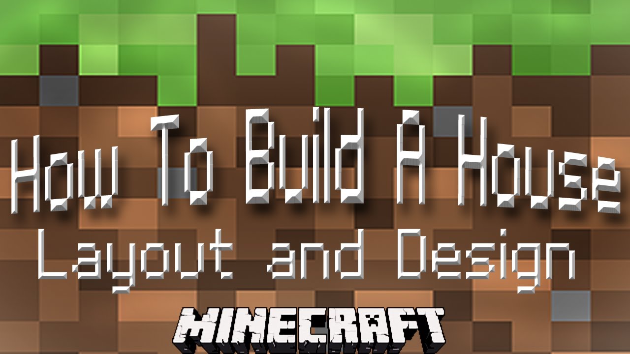 Minecraft Tutorial:  How To Build A House Part 1  (Layout and Design)