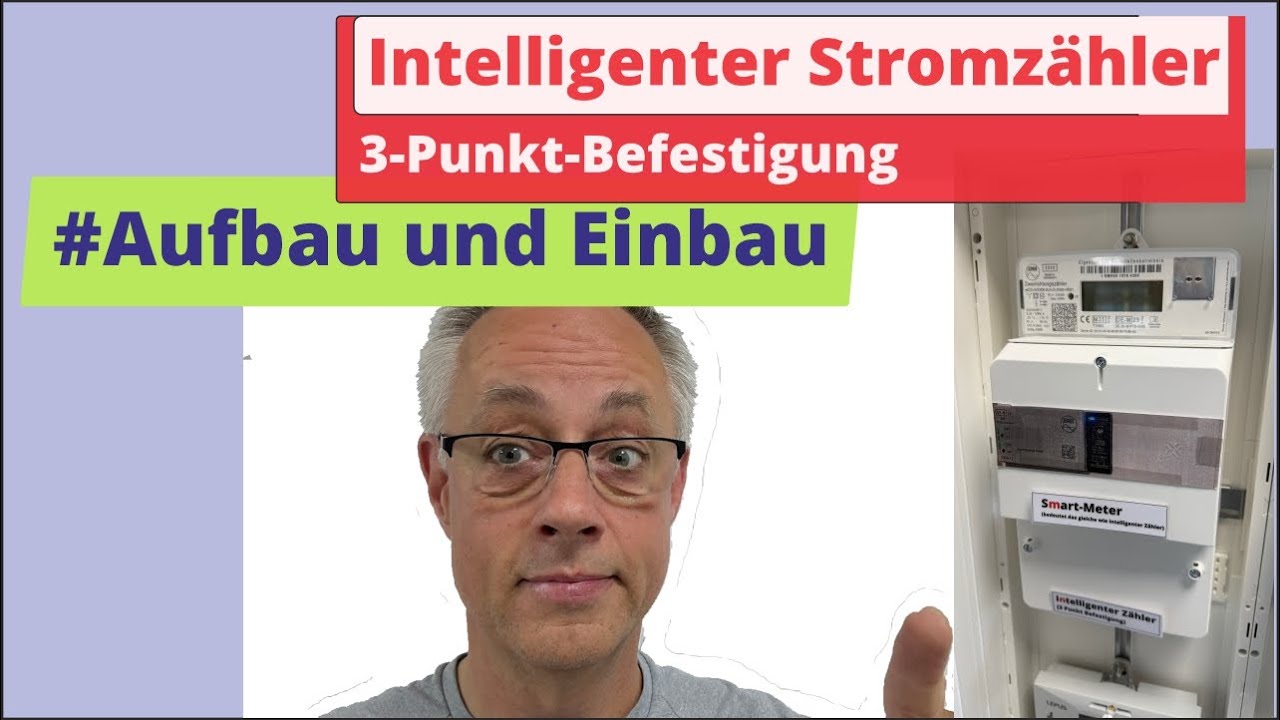 Einbau eines 3-Punkt intelligenten Stromzählers mit Modem (iMSys)