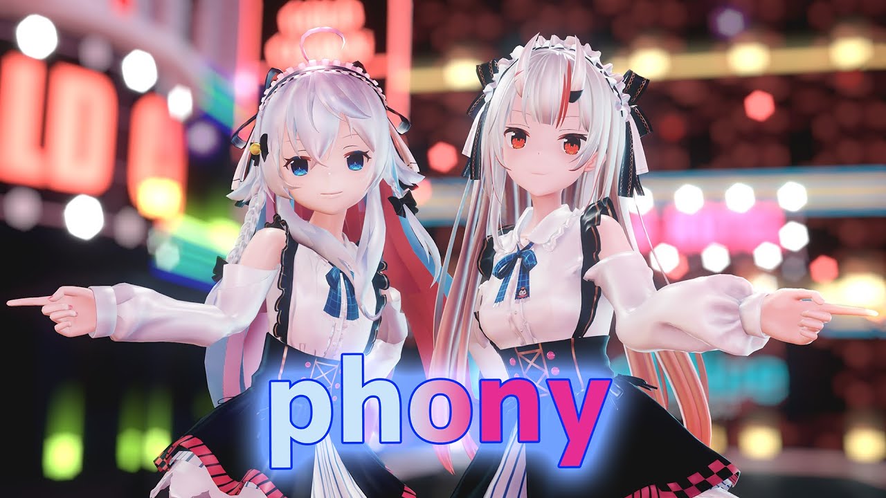 【hololive MMD／4K／60FPS】カグラナナ ＆ 百鬼あやめ【フォニイ／カグラナナ(Cover)】#百鬼絵巻 #百鬼あやめ #カグラナナ #神楽七奈 #mmdホロライブ