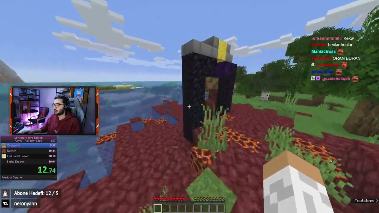 Videoyun-Minecraft(1.16.1) Speedrun Denemeleri#167