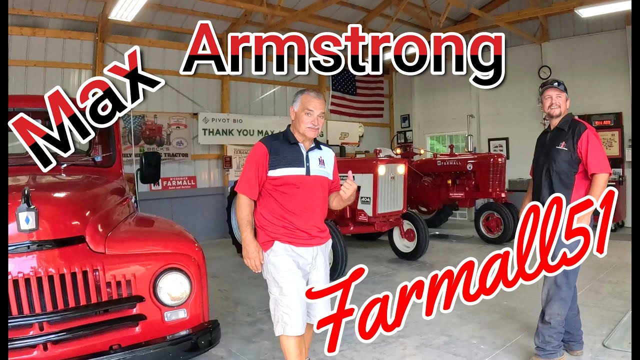 Экскурсия по оборудованию Макса Армстронга #farmall51 #MaxArmstrong #Broadcaster #farmall #intern...