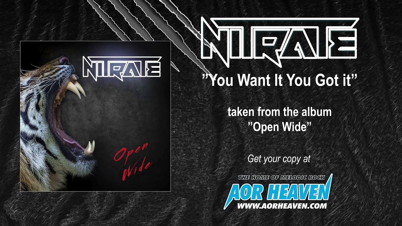 NITRATE  - You Want It You Got It (Official Audio)