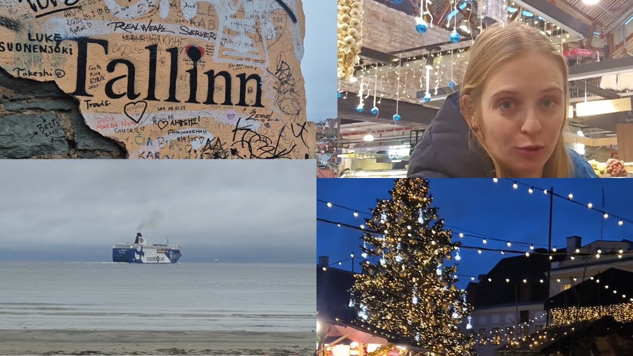 Toto je najkrajšie zimné mesto v Pobaltí ❄️ Tallinn | Estónsko Vlog