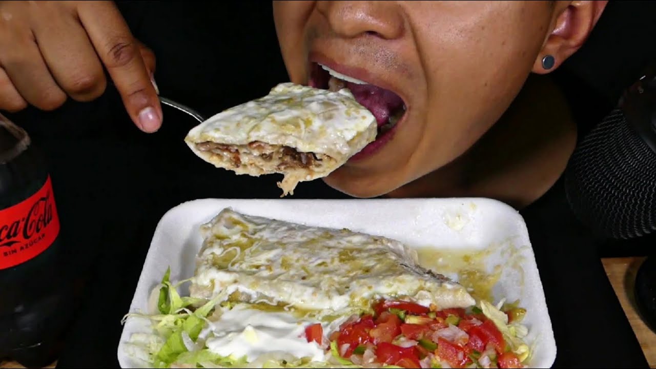 BURRITO EN SALSA VERDE ASMR