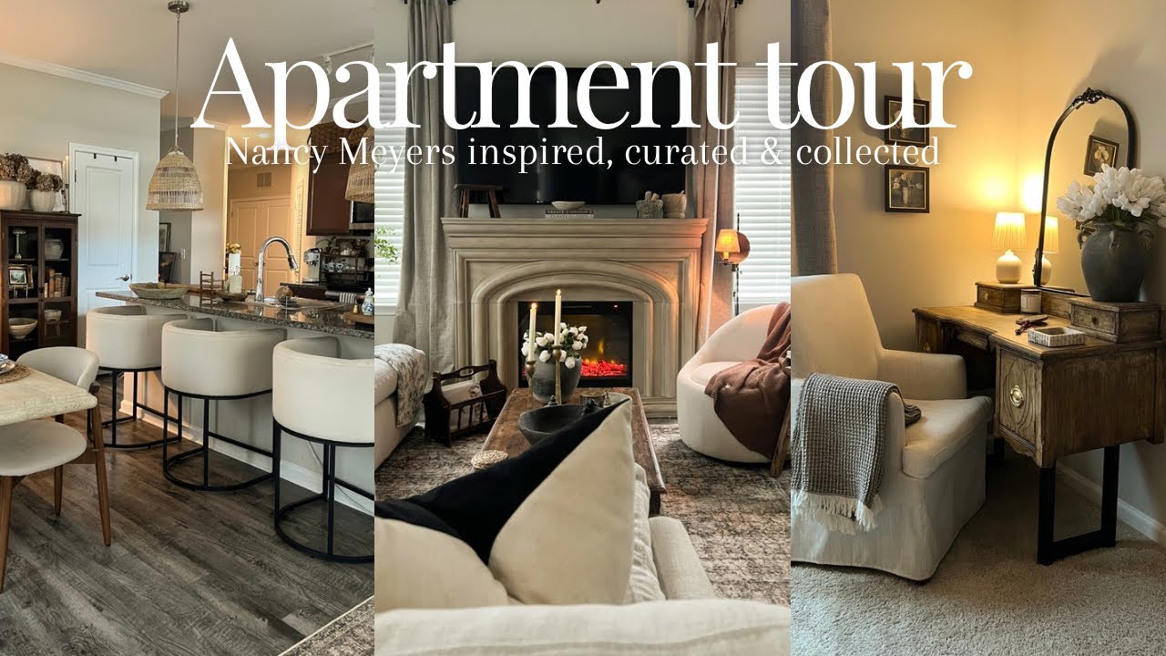 SUMMER APARTMENT TOUR 2025 | Nancy Meyers aesthetics, vintage, collected, curated home decor