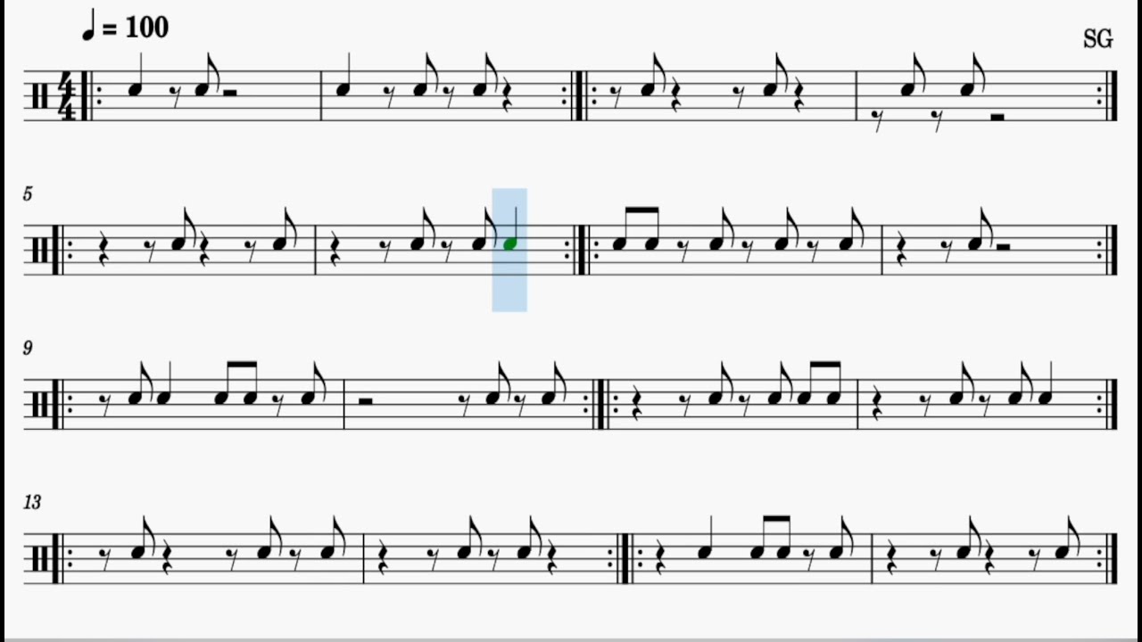 Jazz Comp Example 1 Pt.1 - Batería