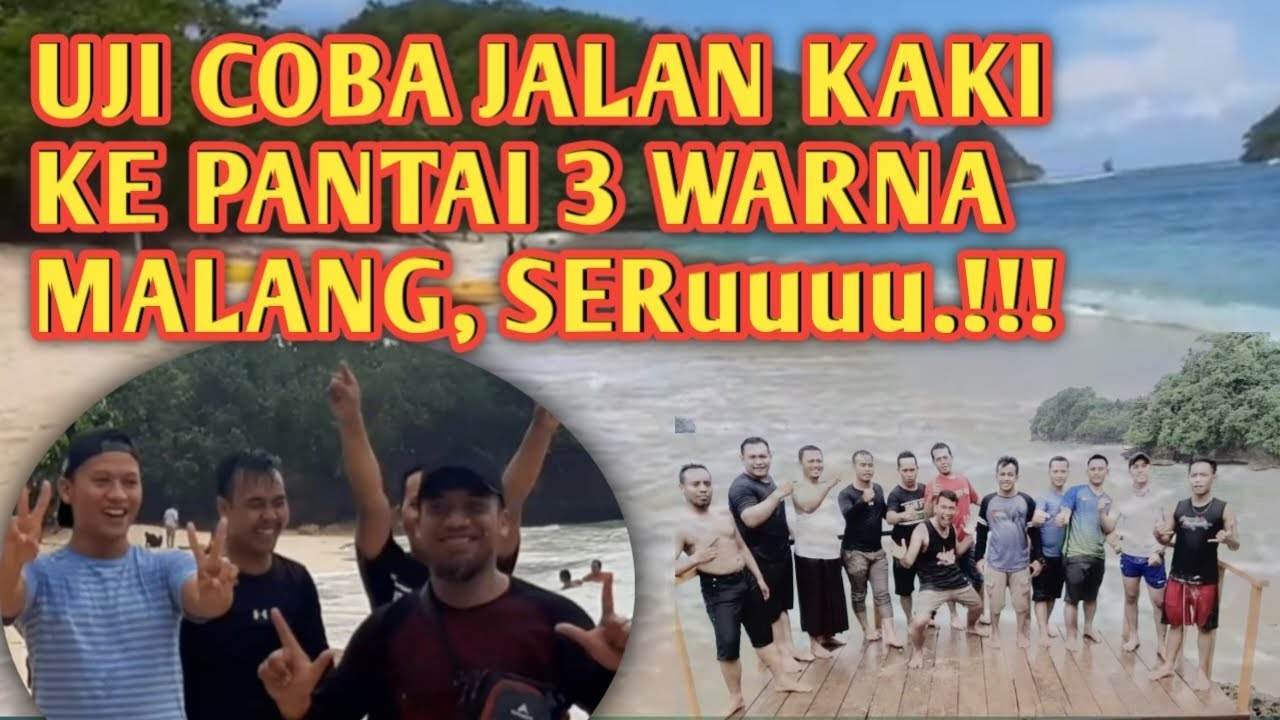 Pantai Pantai Tiga Warna Malang #pantaitigawarna