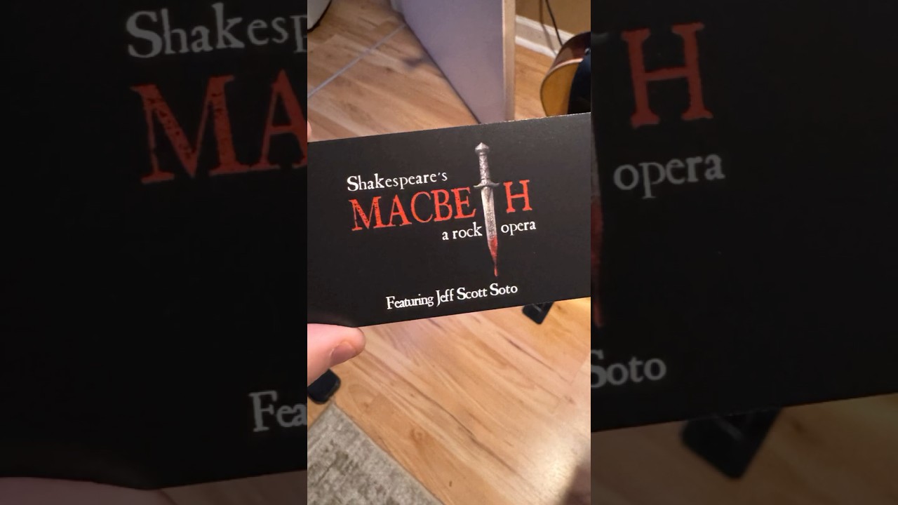 ‘Macbeth’ rock opera  [Business cards!]