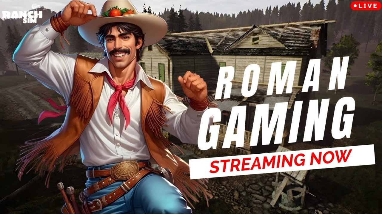 Ranch Simulator Malayalam Gameplay &ndash; Full Fun & Chaos! | Live Stream | Roman Gaming