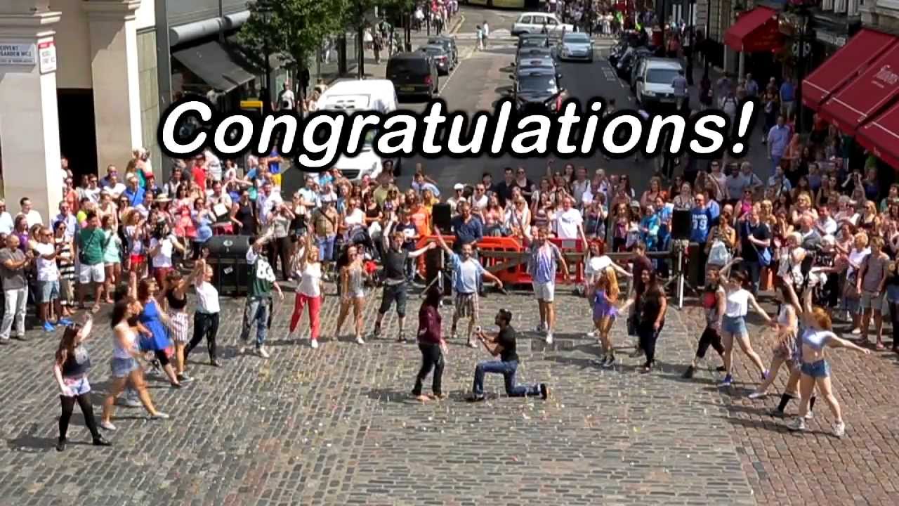 Covent Garden Dancing Flashmob - Amazing London Proposal