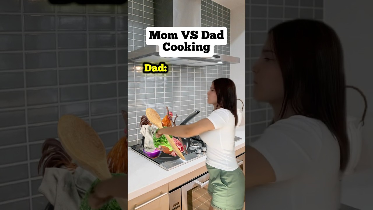Mom vs Dad cooking 🤣