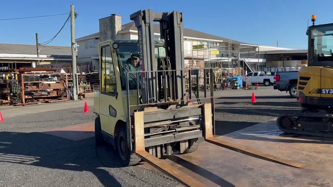 2004 HYSTER H90XMS,  8,000 LB. LP Forklift