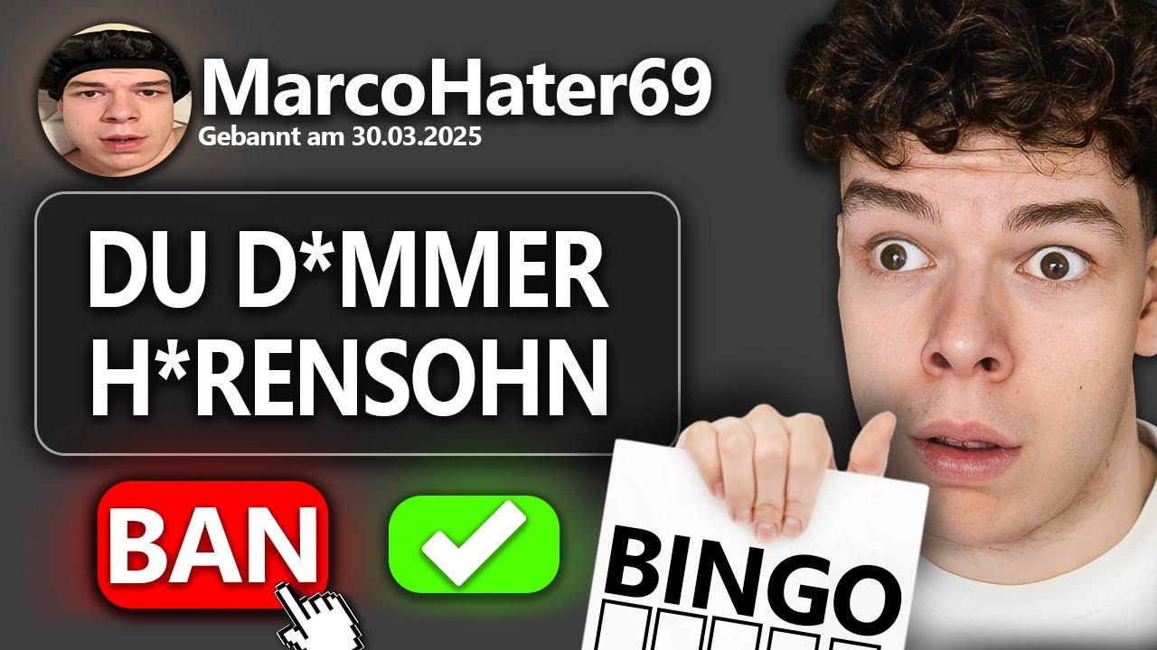 Entbannungsanträge, aber Ich mache ein Bingo...