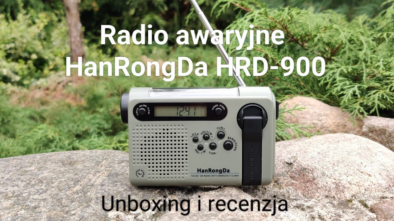 Radio awaryjne HanRongDa HRD-900. Unboxing oraz recenzja.