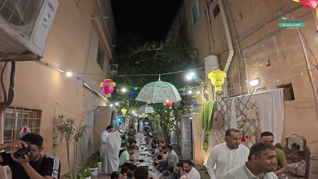 الإفطار الرمضاني الأول لحي المعافري بأم الحمام