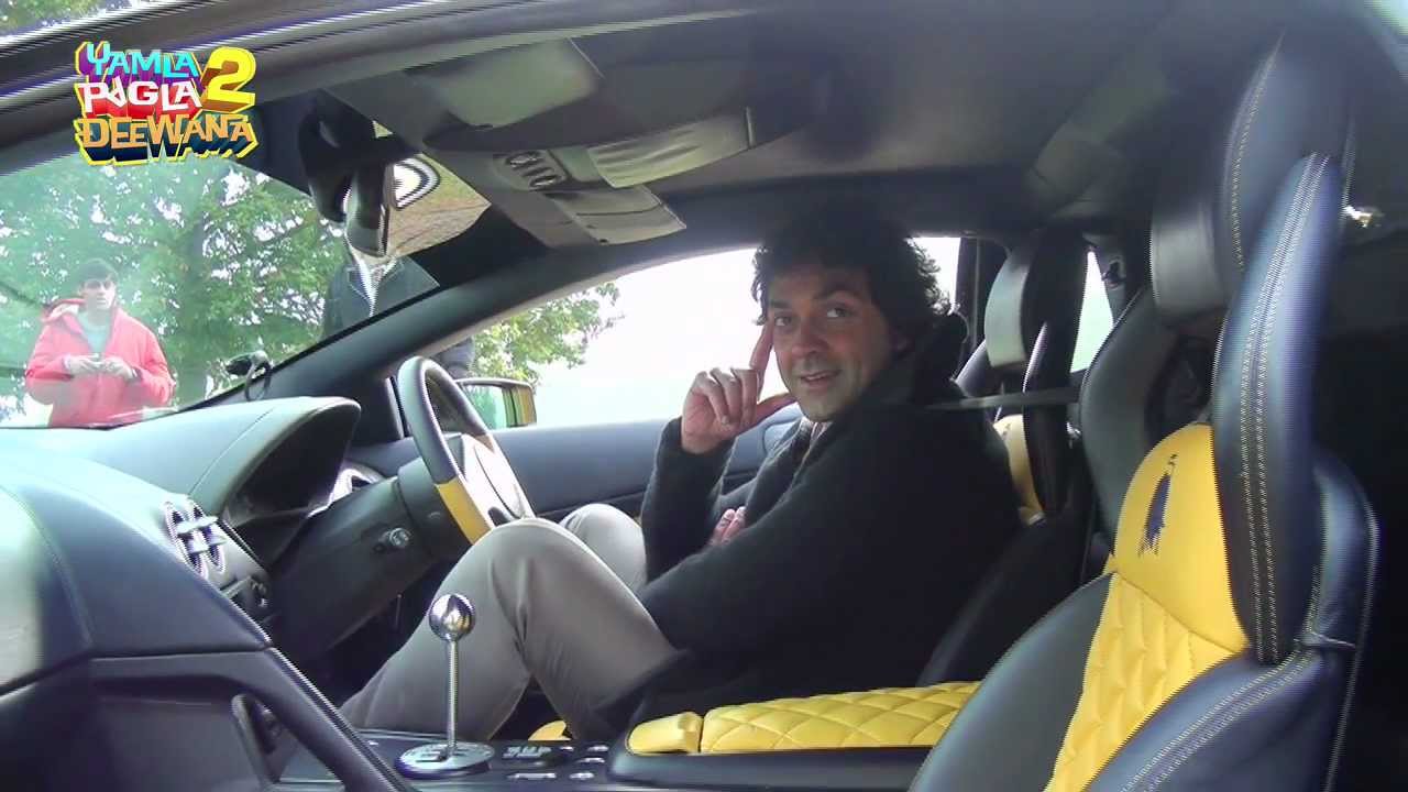 Bobby Deol Drives Around In A Lamborghini!