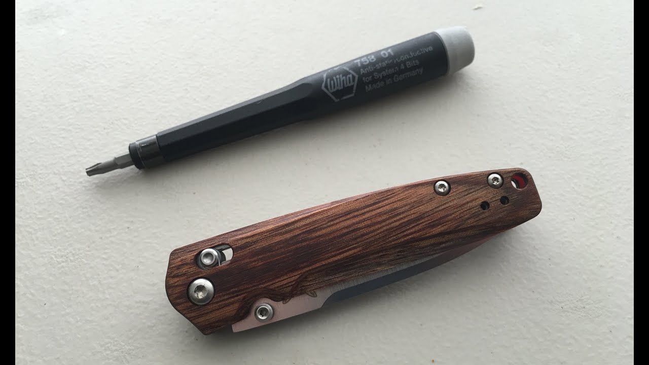 How to disassemble and maintain your Benchmade Valet Pocketknife