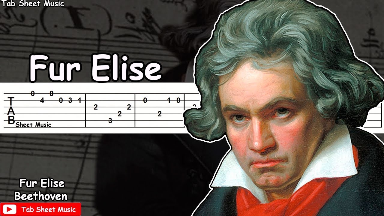 Beethoven - Fur Elise Guitar Tutorial