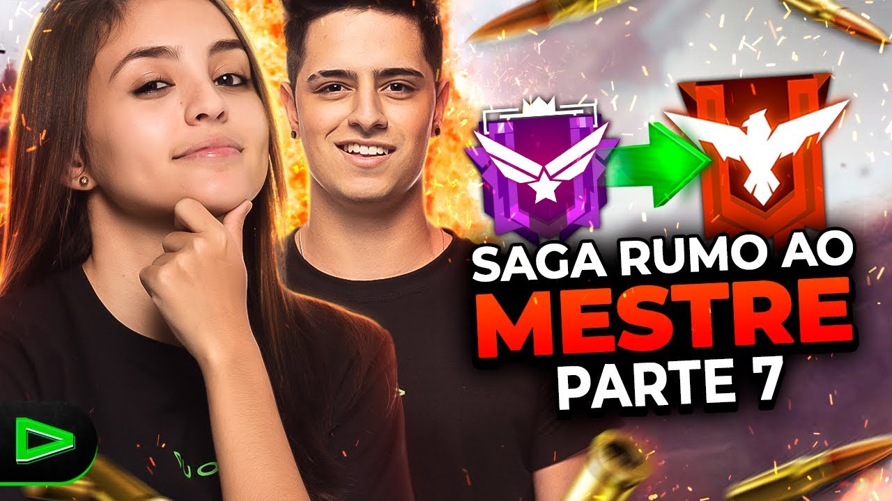 A SAGA ACABOU! FINALMENTE MESTRE NO FREE FIRE!!