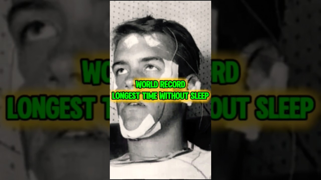 World Record: Longest Time Without Sleep. #worldrecord #information #longesttimewithoutsleep