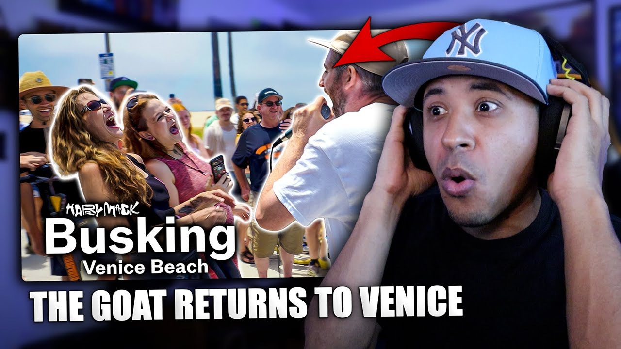 My Favorite New Word | Harry Mack Busking in Venice Beach (Reaction)