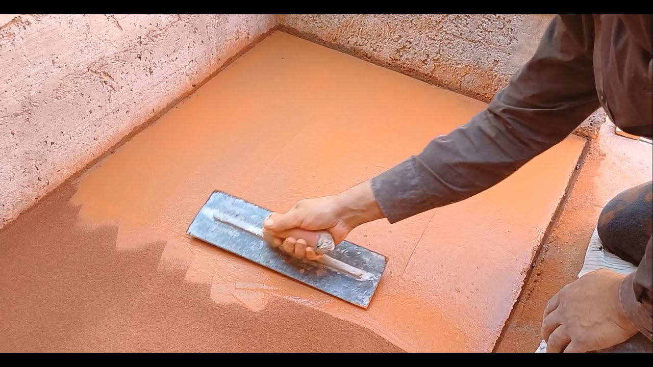 Como hacer un piso pulido de cemento con COLOR