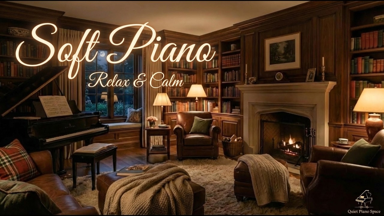 Soft Piano Music for Relaxation & Stress Relief | Calm Piano Background (3+ Hours)