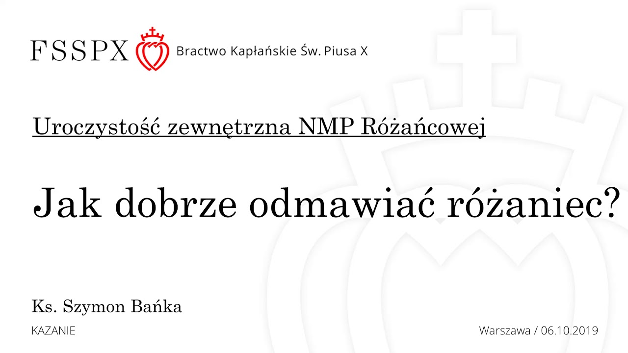 Jak dobrze odmawiać różaniec?