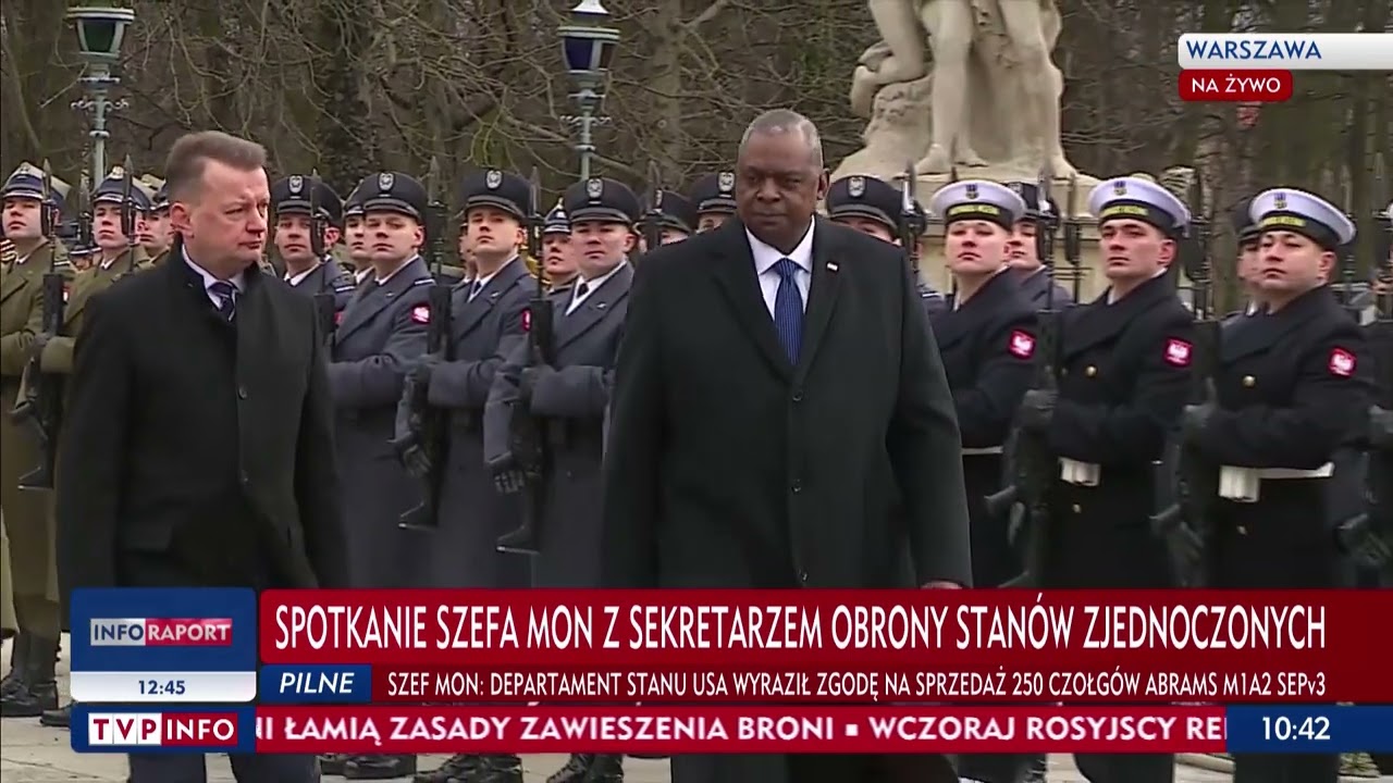 Powitanie delegacji USA w Polsce