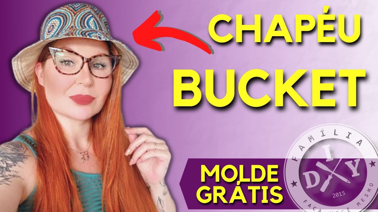 CHAPÉU BUCKET - CHAPÉU DO BBB - AVIMOR - FAMÍLIA DIY