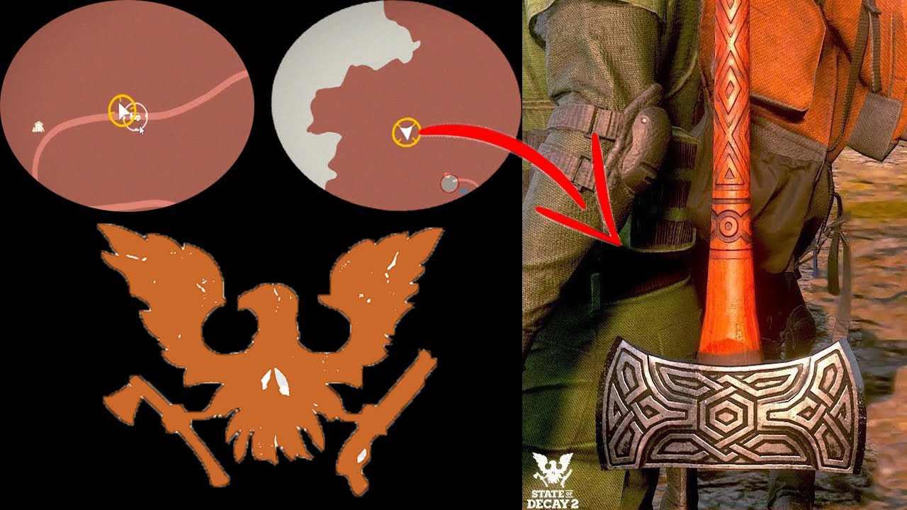 State of decay 2 juggernaut - Localizaçao das armas secretas e machado Enigmático