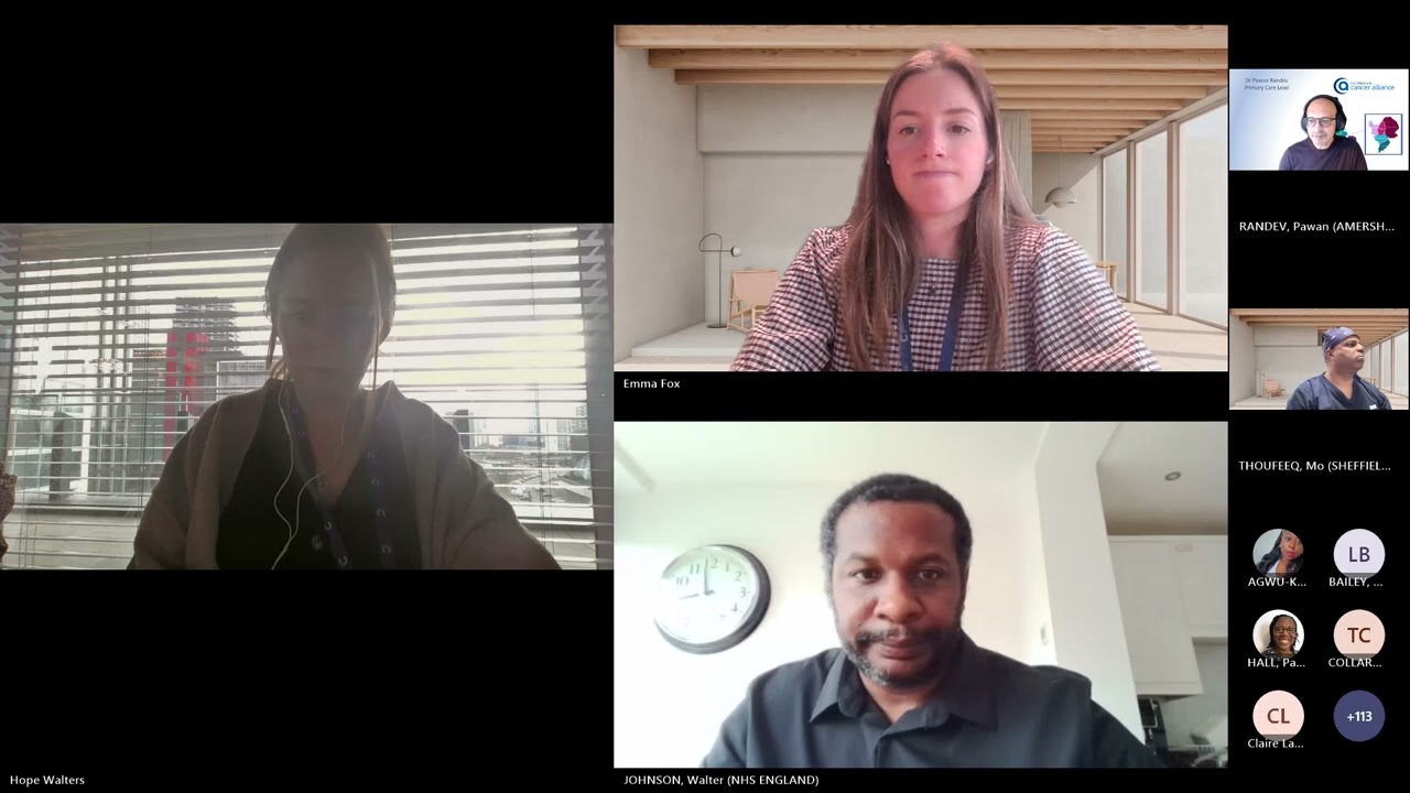 Bowel Cancer Screening Programme Reducing Inequalities Webinar