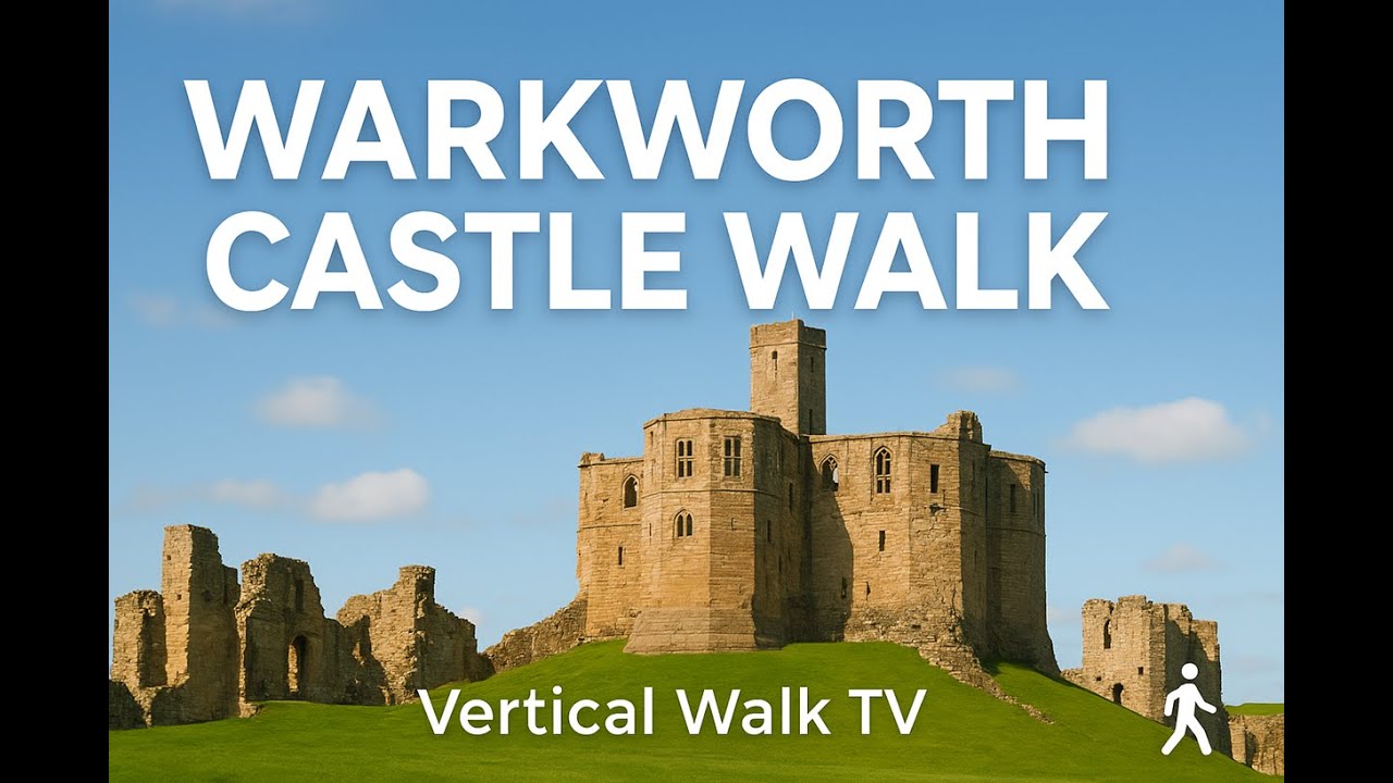 Vertical Walk | Warkworth Castle | Natural Sounds | 10 min