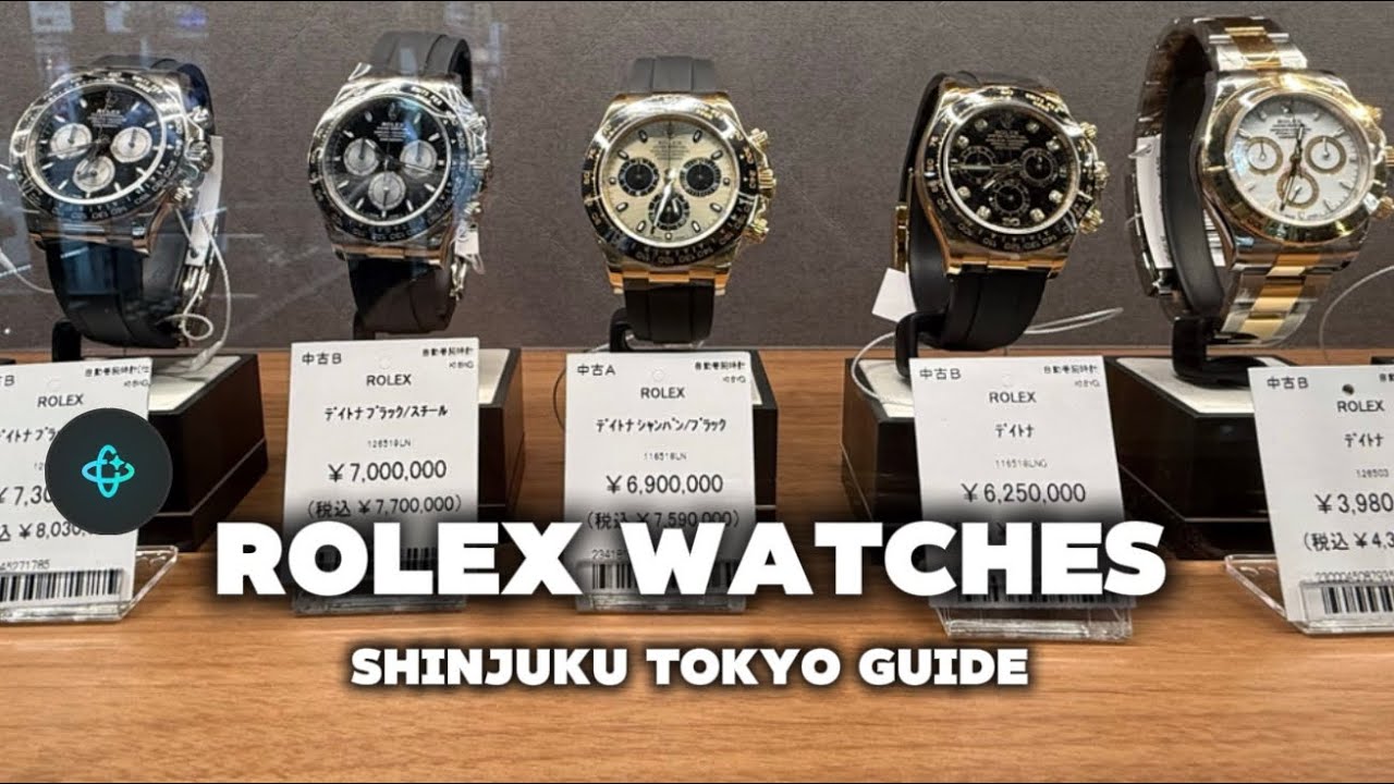 Pre-owned Rolex Watches in Tokyo! (Shinjuku Guide)