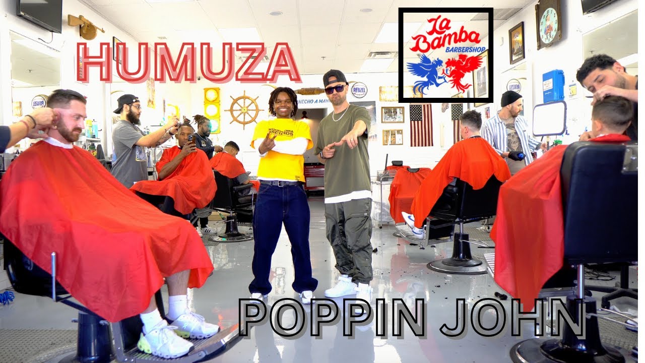 HUMUZA and POPPIN JOHN | LA BAMBA BARBERSHOP | Las Vegas
