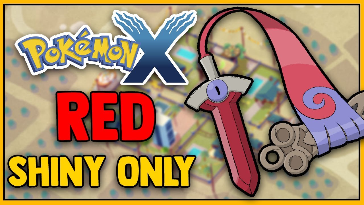 POKEMON X HARDCORE NUZLOCKE - RED COLORED SHINY ONLY! (SHINY NUZLOCKE)
