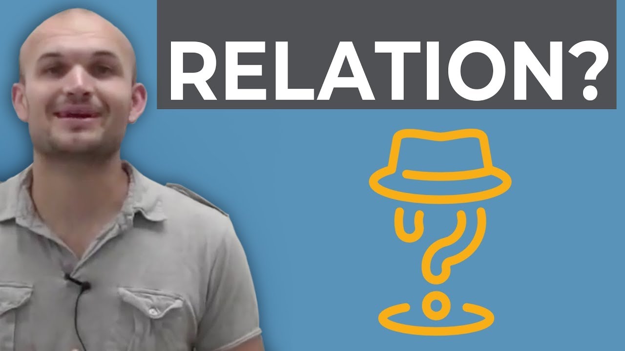 What is the definition of a relation