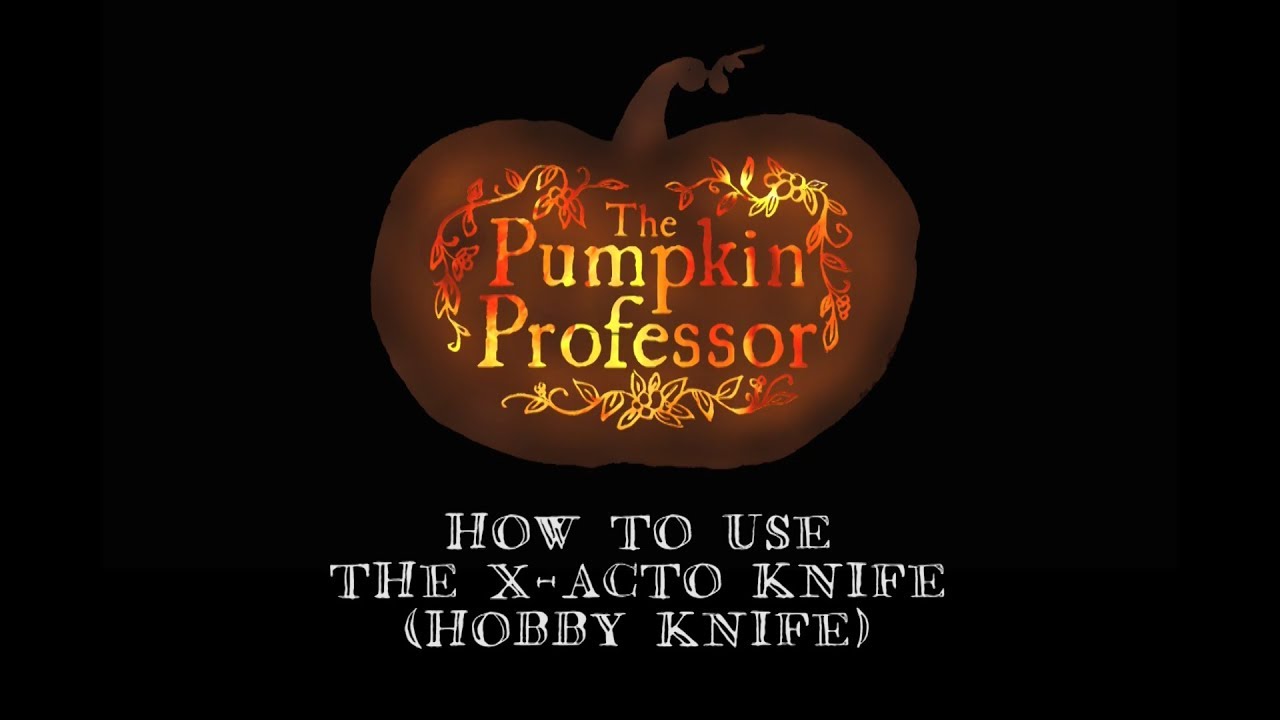 Carving 101: Introduction to the X-acto knife