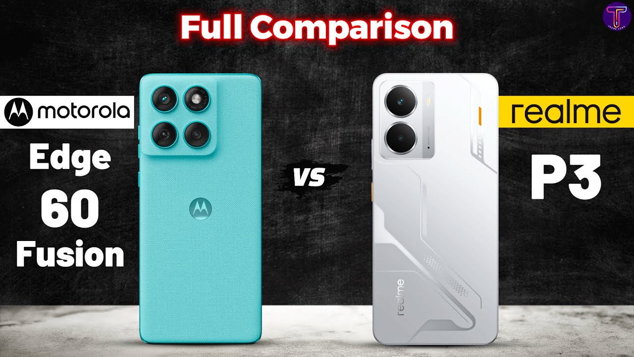 Motorola Edge 60 Fusion vs realme P3 : Full Comparison⚡Which One Is Better?