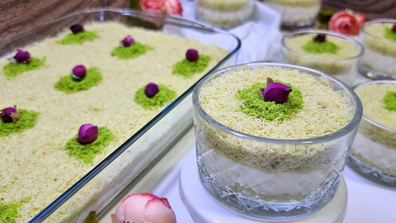Recet&euml;: Kadaif me Krem | Si t&euml; P&euml;rgatisim Kadaif t&euml; Shijsh&euml;m me Krem | kadaif me krem