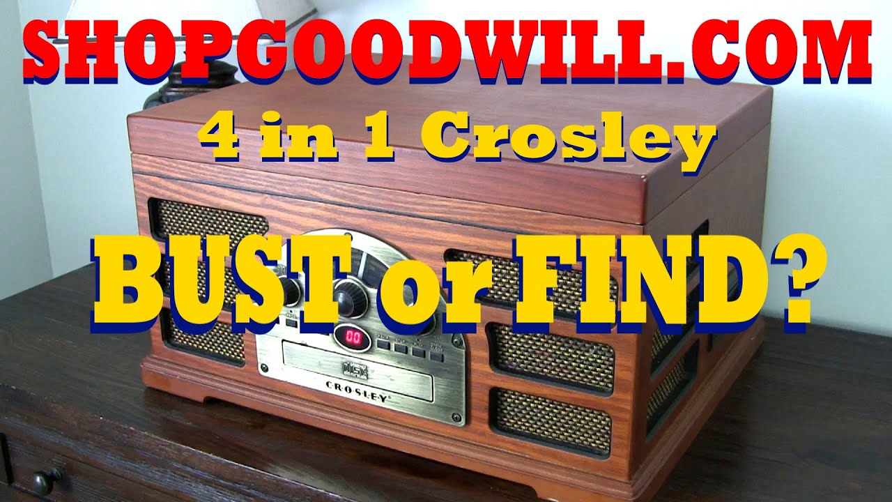 Shopgoodwill: находка или провал? Crosley 4-в-1 Stereo