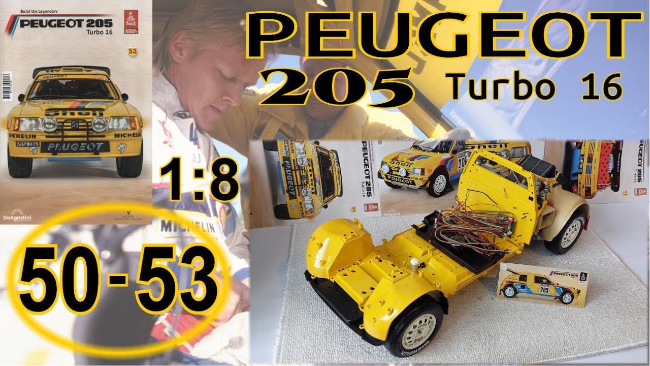 Peugeot 205 Turbo 16 1:8 DeAgostini - part 50+51+52+53 – svazek elektroinstalace